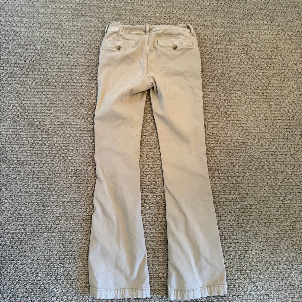 American Eagle Outfitters Khaki Kick Boot Pants - Picture 5 of 7
